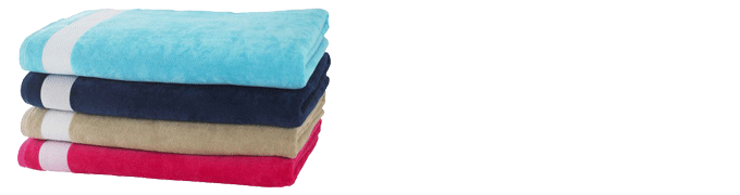 Serviettes de bain à personnaliser en broderie