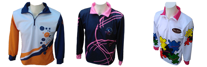 Polos sublimés zippés à personnaliser