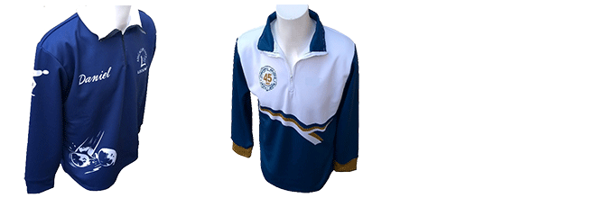 Polos sublimés zippés à personnaliser